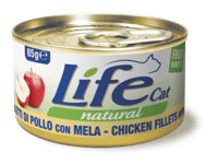 لايف كات معلبات الدجاج مع التفاح Life cat | Natura...