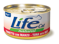 لايف كات معلبات التونة الطبيعية واللحم البقري Life...