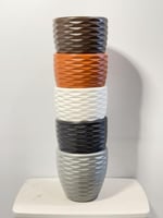 مركن حوض نباتات تصميم دايموند دائري بلاستيك مقاس 2...