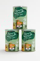 اكل قطط غزل طعام رطب وجبه كاملة بنكهة السمك 400غ