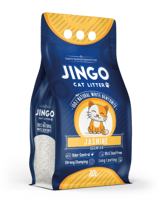 رمل جينغو كات رائحة ياسمين رمل قطط تركي Jingo Cat...