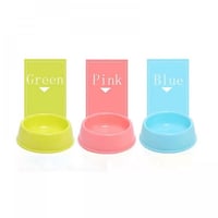 صحن اطعام القطط والحيوانات الاليفة لون شفاف - حجم...