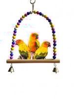 مجثم خشبي للتربية المنزلية - حجم كبير للروز والباد...