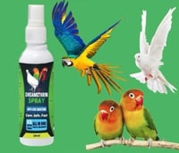 دريمثرين بخاخ تنظيف ريش الطيور والتخلص من الفاش وت...