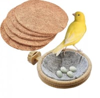 لباد (بطانة) أعشاش كناري - عش طيور - فرشة للحيوانا...