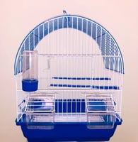 قفص طيور بحواف دائرية الشكل - الوان متعددة