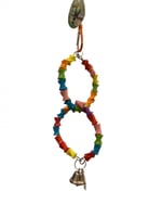 لعبة طيور مرجيحة طيور ملونة - مجثم للببغاوات الصغي...