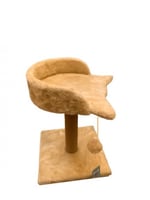 خداشة قطط على شكل مقعد 2في1 عمود خدش مع سرير Cat S...