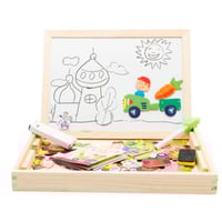 سبورة + ملصقات مغناطيسية + ادوات تعليمية للاطفال