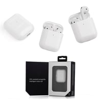 سماعة لاسلكية PPL 21 بلوتوث مع علبة شحن ابيض