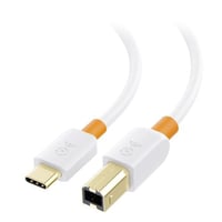 كيبل طابعة بمنفذ تايب سي ابيض 1 متر