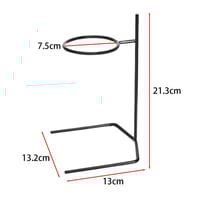 قاعدة معدنية لقمع تقطير القهوة