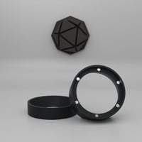 Ring 58 short 3D (18mm)