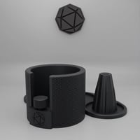 حامل بورتافيلتر حلقي ٥٨ مع حامل مفكك تكتلات