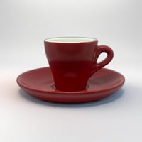 كوب اسبريسو 65 مل لون احمر