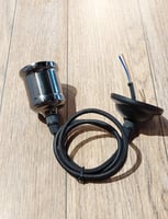 هولدر علاقي اسود 1 متر E27