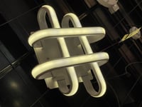 ثرياء مربع ليد 3 اضاءات