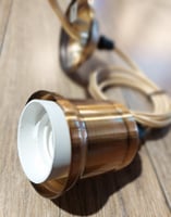 هولدر علاقي برونزي كامل 1 متر E27