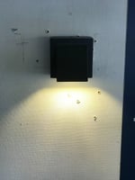 انارة LED خارجي اتجاة واحد 6w باللون الاصفر k3000