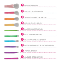مجموعة فرش تيك مي باك تو برازيل من بي اتش – 10 فرش