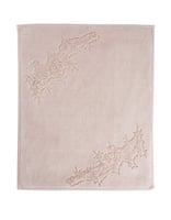 طقم دعاسات مطرزة Lizzy لون وردي