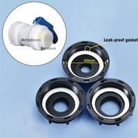 تحويلة خزان البلاستيك 2 بوصة إلى 3/4 بوصة(بروز)