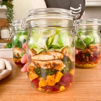 ستيك الدجاج بالخردل والأعشاب