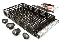 Integy BLACK 1/10 Alloy Luggage Tray 192x107x24mm...
