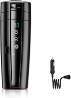 كوب قهوة ذكي للسيارة مع تسخين ذاتي – شاشة لمس وUSB...