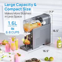 آلة صنع السلاش والمشروبات المثلجة المنزلية – سعة 7...