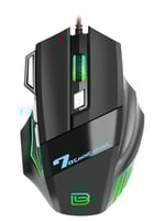 ماوس العاب سلكي BAJEAL G5 اضاءة RGB 7 ازرار DPI قا...