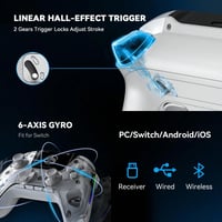 يد تحكم ألعاب Manba One V2 – متوافقة مع PC وSwitch...