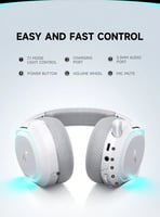 سماعة Picun G2 لاسلكية للألعاب | صوت محيطي 7.1 وبط...