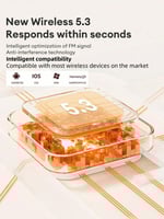 سماعات PAXA C26 | ترجمة فورية | مساعد ذكي | وردي