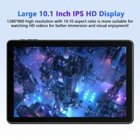 تابلت Qetupa 10.1 إنش (لون أسود) أندرويد 14، رام 4...