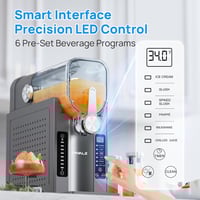 آلة صنع السلاش والمشروبات المثلجة المنزلية – سعة 7...