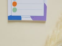 ورق ملاحظات To Do List بتصميم احجار