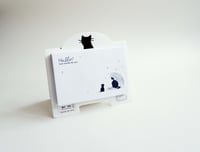 ورق ملاحظات لاصق بتصميم قطط