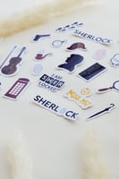 مجموعة ملصقات بتصميم Sherlock