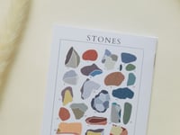 دفتر نوت بتصميم Stones (ازرق)