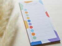 ورق ملاحظات To Do List بتصميم احجار