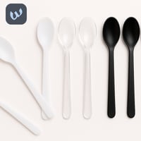 كرتون ملاعق بلاستيك حجم صغيرة بالجملة