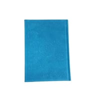 مصحف ملون مقاس وسط - لون سماوي جلد فرنسي