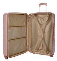 ستار لاين طقم شنط سفر فايبر بسحاب توسعة 5 قطع ذهبي