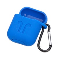حافظة غلاف سماعة ابل ايربودز سيليكون مع حلقة