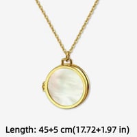 قلادة دائرية - مقاومة للصدأ