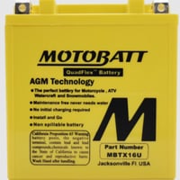 بطاريه MBTX16U Motobatt 12V AGM لدراجات Kawasaki 1...