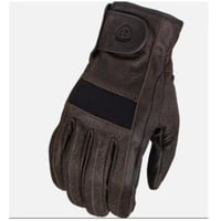 قفاز جلد ماعز بني مثقب يدعم اللمس من Highway 21 لل...