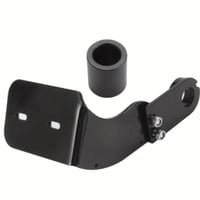 قاعدة لوحة باللون الأسود/الكروم للدراجات هارلي سوف...