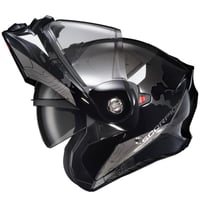 خوذة سكوربيون EXO-AT960 توب جرافيك باللونين الأسود...